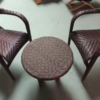 Sedie da esterno in rattan