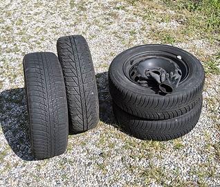 175 65 14 CERCHI E GOMME INVERNALI FIAT PANDA  E Y