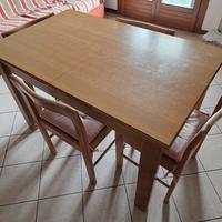 TAVOLO finitura Rovere ALLUNGABILE 