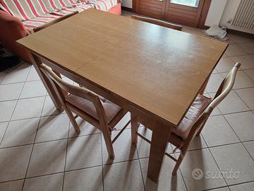 TAVOLO finitura Rovere ALLUNGABILE 