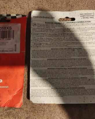 pastiglie freni posteriore burgman 400 e 650 