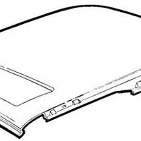 Tetto lamiera Fiat Seicento 600 con tettuccio