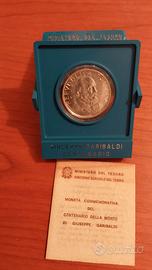 500 lire argento 1982 morte di Giuseppe Garibaldi