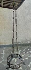 lampadario in ferro battuto 