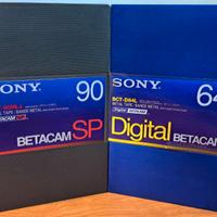 Due Videocassette SONY Betacam SP 90 digitale 64
