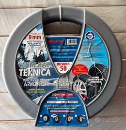 Catene da neve NUOVE Teknica 9mm misura 50