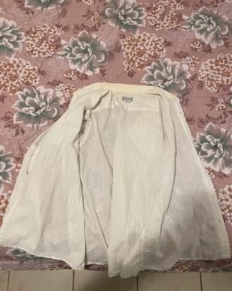 Camicia bianca a righe