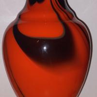 vaso in vetro di Murano opalino Carlo Moretti