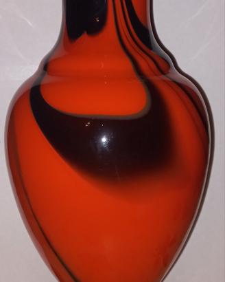 vaso in vetro di Murano opalino Carlo Moretti