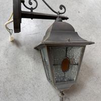 Lampada da esterno a muro stile lanterna