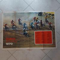 Depliant originale moto cross e rally 1970