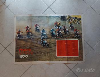 Depliant originale moto cross e rally 1970
