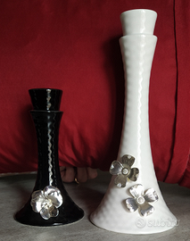 Portacandele in porcellana originale made in Italy