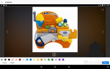 Carpentiere parlante bilingual abc chicco 12m+