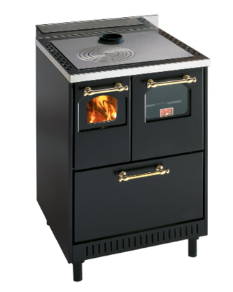 Cucina a legna CADEL in ghisa con forno -ventilata