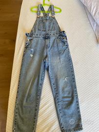 Salopette di jeans taglia 11 anni