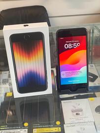 iPhone SE (3rd gen) 128GB Mezzanotte-Batteria 90%