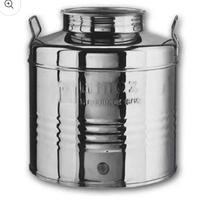 Contenitore olio in acciaio inox