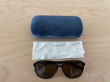 Occhiali Originali made in Italy Gucci Pilot Uomo