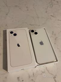 iphone 13 bianco galassia perfetto con scatolo