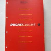 DUCATI 748-748 S 2001 manuale officina ITALIANO
