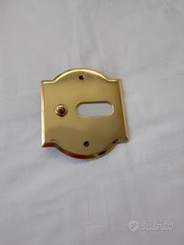 Placca ottone per campanello 