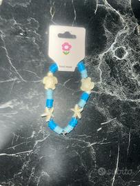 bracciale con stelle marine e tartarughe