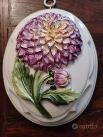 Ceramiche decorative a tema floreale