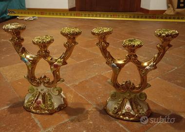 candelabri in ceramica sesto fiorentino 