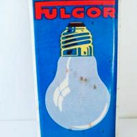 Insegna Smaltata Fulgor anni 40/50