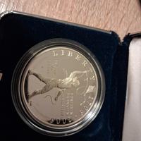 moneta  dollaro 1976 franklin argento. 90% Usa 