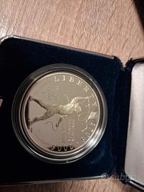 moneta  dollaro 1976 franklin argento. 90% Usa 