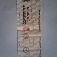 Biglietto Ticket MILAN / MONACO 1994  Champions 