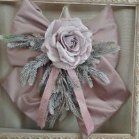 Fiocco di Natale rosa