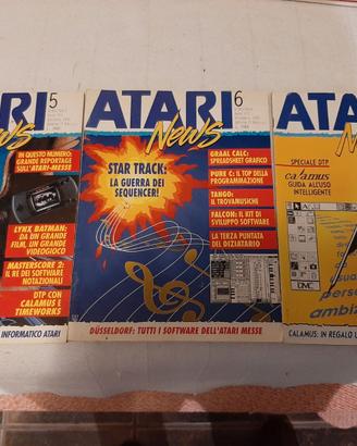 Lotto 6 ATARI News Anno VII 1992 N 2, 3, 4, 5, 6 7