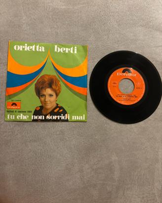 Vinile 45 giri Orietta Berti Tu Che Non SorridiMai