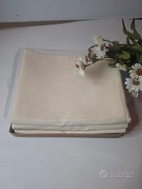 Tris federe in lino grezzo 