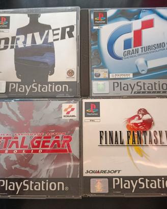 Giochi PlayStation 1 - Metal gear - FF8 - GT2