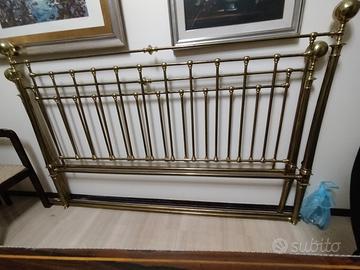 Letto matrimoniale ottone 