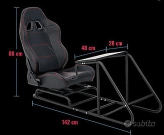 postazione per simulatore di guida