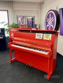 PIANOFORTE VERTICALE W.STEINBERGER ROSSO