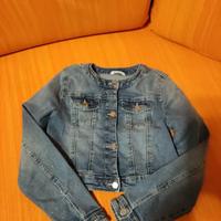 Giubbino in jeans bambina