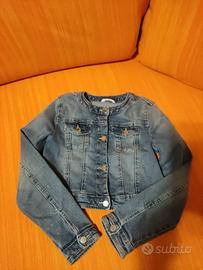 Giubbino in jeans bambina