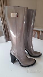 Stivali antipioggia con tacco Armani  n 35/36