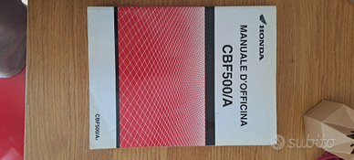 Manuale officina honda cbf 500