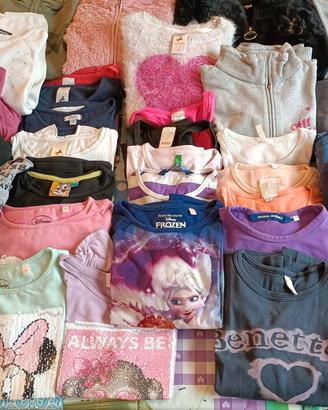 VESTITI BAMBINA 6/7 +giubbotto 40pzanni 