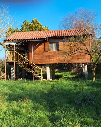 Palafitta in riva al Po