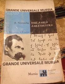 Così parlò zarathustra Nietzsche Mursia 1965