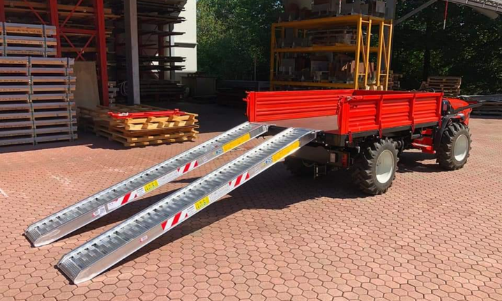 Rampe in Alluminio per Escavatori