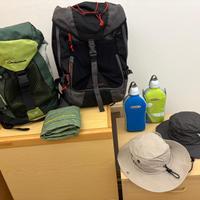 set zaini da montagna/escursione